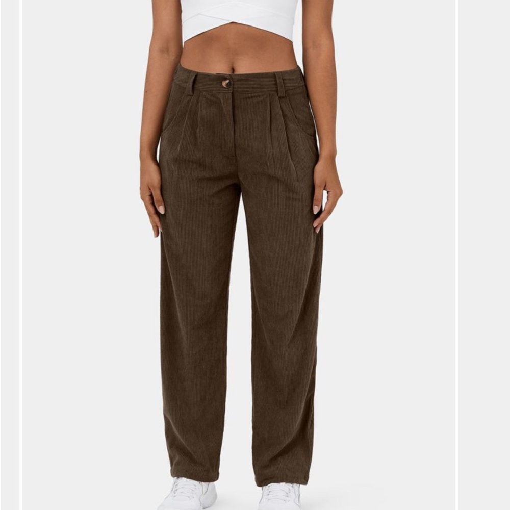 Halara Courduroy Brown Pants